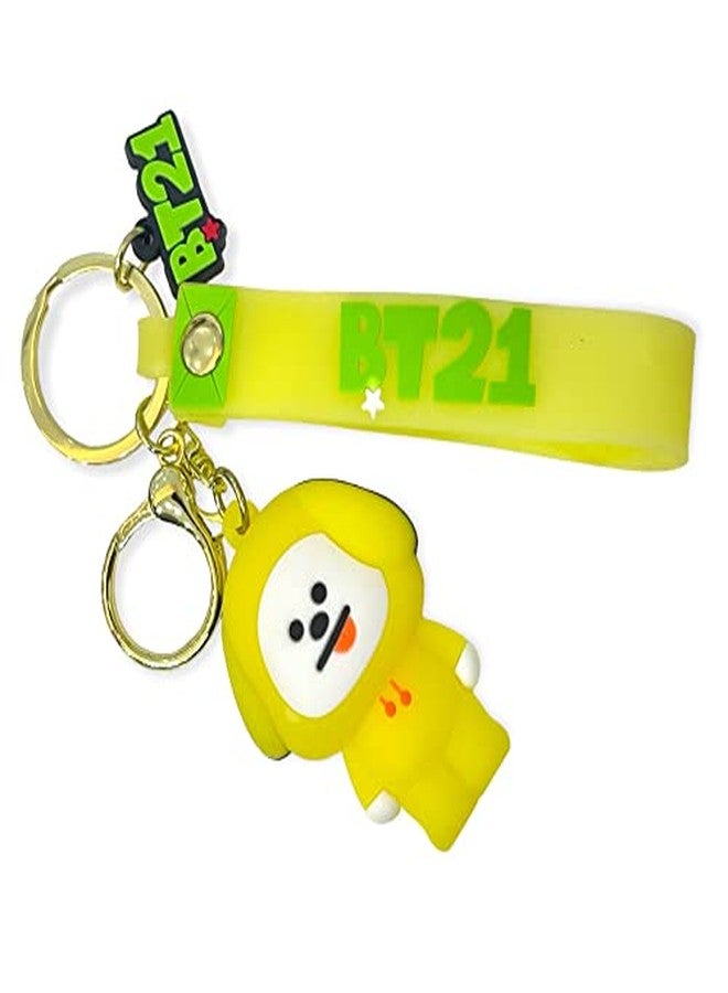 AUGEN BT21 5 Action Figure Keychain Limited Edition for Car, Decoration, Cake, Office Desk & Study Table (Pack of 1) - Image 2